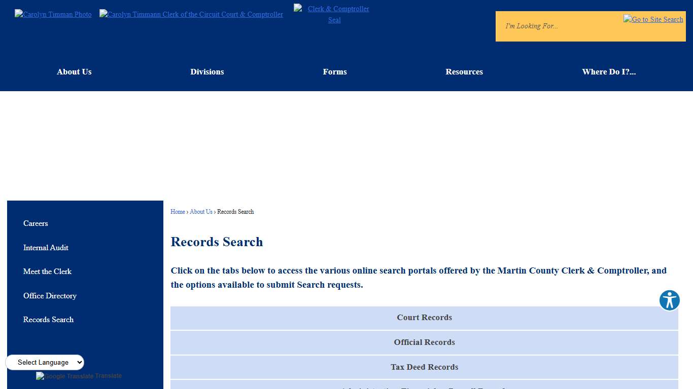 Records Search Martin County Clerk